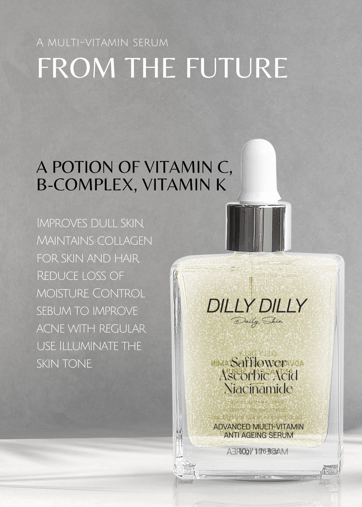 Daily Skin Advanced Multi-Vitamin Anti-Aging Serum, 50g