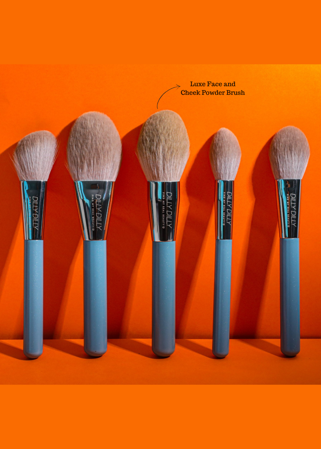 Luxe Feather Face and Cheek Powder Brush